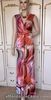 TIA Designer Ladies Striking Multi Print Maxi Dress Size 10 NWT RRP £169