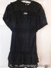 BN FOXIEDOX @ ANTHROPOLOGIE BLACK LACE CUT OUT PLISSE DRESS SIZE S UK 10 US 6