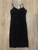 New Look Black Lace Bodycon Midi Dress Size 8 Brand New With Tags