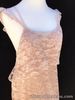 Mango Pretty Pink Nude lace Tiered Flared Mini Cocktail Occasion Dress L 14 //