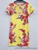 Joules Riviera Yellow Floral Print Jersey Dress Size UK 6 BNWT