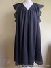 COS Black Dress UK 10 @ Organic Cotton Loose Fuller Trapeze Knee Length