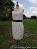M&S AUTOGRAPH Gently Tailored Nude & Black Occasion Dress Size 10 BNWT RRP £59