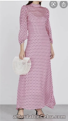 1st picture of olivia rubin pink spot maxi dress in size Uk8 For Sale in Cebu, Philippines