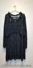 SIMPLY BE LONG SLEEVE FRONT FLARE LACE MIDI DRESS, BLACK, SIZE 20 ,NEW ## (CU)