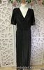 BNWT Very Crinkle Black Wrap Ladies Dress Size 10