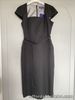 Autonomy Tailored Charcoal Grey Belted Lined Cap Sleeve dress UK 10 BNWT £50