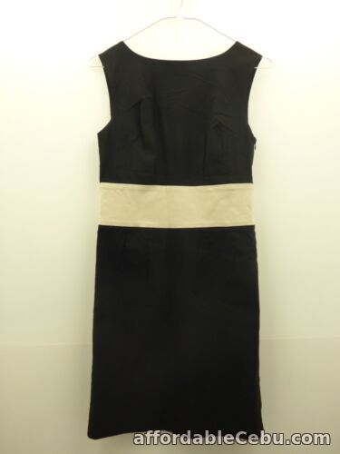 1st picture of Ladies Super Looks Viscose Black Dress With Bow Detail On Back Size 12/M (NWT) For Sale in Cebu, Philippines