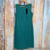 F&F Womens Green Linen Midi Dress RRP £18 Size UK 8