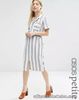 Asos beautiful comfortable short sleeve shirt dress in stripe Brand new 14