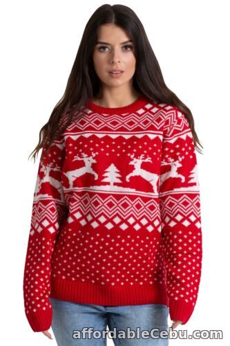 1st picture of Ladies Christmas Jumper Womens Xmas Novelty Sweater Knitted Long Sleeve Santa For Sale in Cebu, Philippines