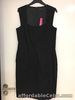M&S Black Cotton Workwear Lined Dress With Pockets Size 14 BNWT