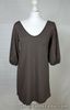 New Look Dress Size UK 12 Black Taupe Check Smock Tunic V Front Back NWT