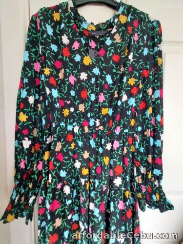 1st picture of BNWT RRP£45 M & S Black Floral Dress For Sale in Cebu, Philippines