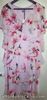Nightingales Pink Floral Floaty Summer Occasion Dress Size 18 NEW