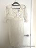 BNWT Boohoo White Lace Ruffle Party Wedding Bridesmaid Dress - Size 8