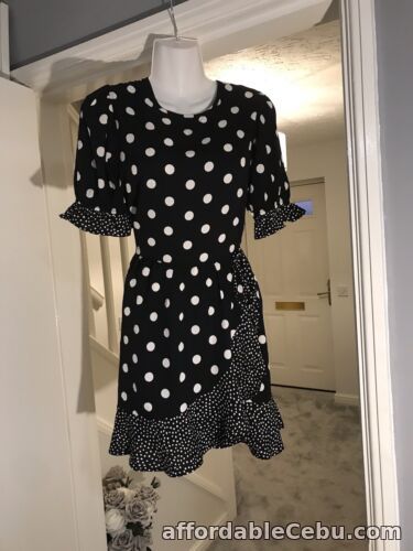 1st picture of New look short poka dot flare dress. size 10. BNWT For Sale in Cebu, Philippines