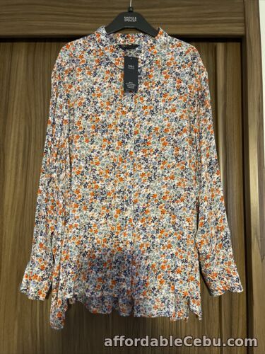 1st picture of BNWT M&S MODAL RICH DITSY FLORAL SHIRT 20 For Sale in Cebu, Philippines