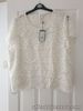 NWT WINDSMOOR CREAM LACE EVENING TOP LINED WAS £89 NEW GRAB A BARGAIN