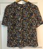 New - NEXT Short Sleeve Multicoloured Ditsy Floral Print Summer Top - Size 8