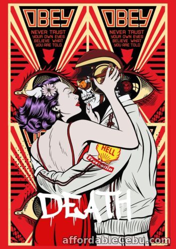 1st picture of 45x32cm Death NYC Ltd Ed Hand Signed Graffiti Pop Art Print "DEATH04546" For Sale in Cebu, Philippines