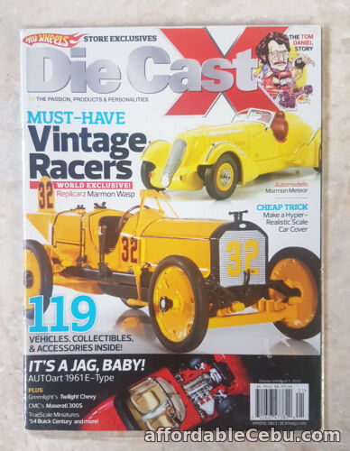 1st picture of 2013 Die Cast X COLLECTIBLE MAGAZINE FEAT. Vintage Racers HOT WHEELS For Sale in Cebu, Philippines
