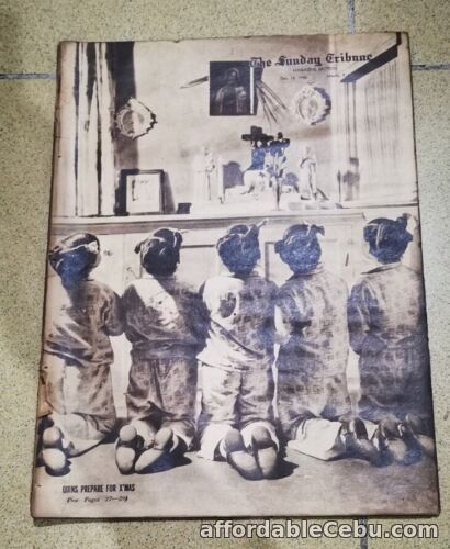 1st picture of THE SUNDAY TRIBUNE MAGAZINE EDITION DEC. 15, 1940 For Sale in Cebu, Philippines