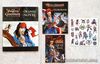 DISNEY Pirates of the Caribbean GRAPHIC NOVEL STORYBOOK QUIZ BOOK STICKERS SET