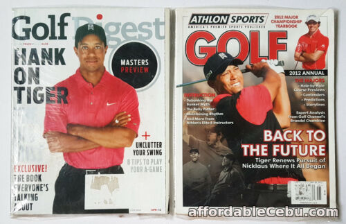 1st picture of TIGER WOODS LOT of 2 PCS GOLF MAGAZINES Golf Digest Athlon Sports For Sale in Cebu, Philippines