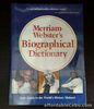 Merriam-Webster's Biographical Dictionary hardbound