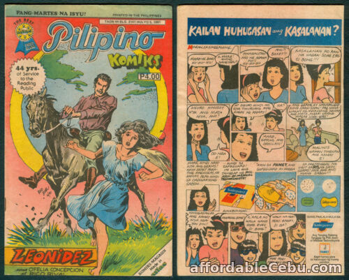 1st picture of 1991 Philippines PILIPINO KOMIKS Leonidez COMICS #2141 For Sale in Cebu, Philippines