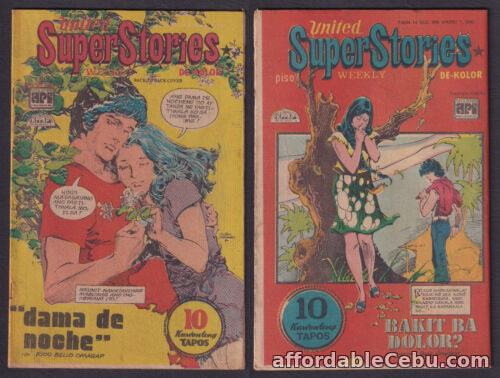 1st picture of 1980 Philippines UNITED SUPERSTORIES WEEKLY KOMIKS Dama De Noche COMICS #645 For Sale in Cebu, Philippines