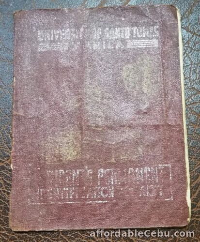 1st picture of UNIVERSITY OF SANTO TOMAS (UST) MANILA 1949 STUDENT'S PERMANENT IDENTICATION For Sale in Cebu, Philippines