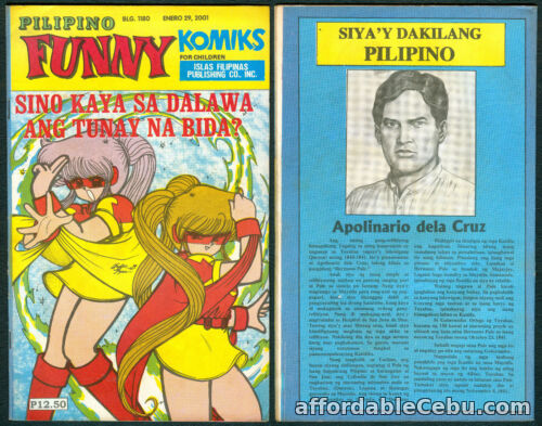 1st picture of 2001 PILIPINO FUNNY KOMIKS For Children TINAY PINAY Comics # 1180 For Sale in Cebu, Philippines