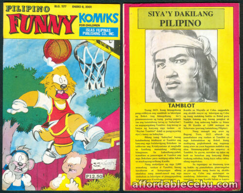 1st picture of 2001 PILIPINO FUNNY KOMIKS For Children TOMAS EN KULAS Comics # 1177 For Sale in Cebu, Philippines