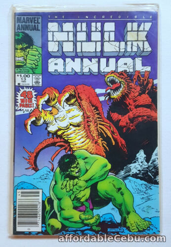 1st picture of VINTAGE 1984 Hulk Annual #13 vs Godzilla (?) MARVEL COMICS For Sale in Cebu, Philippines