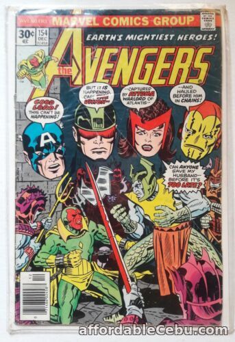 1st picture of Avengers #154 (December 1976) MARVEL COMICS Tyrak First Appearance For Sale in Cebu, Philippines