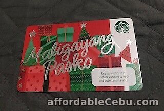 1st picture of Starbucks Card (Maligayang Pasko) For Sale in Cebu, Philippines