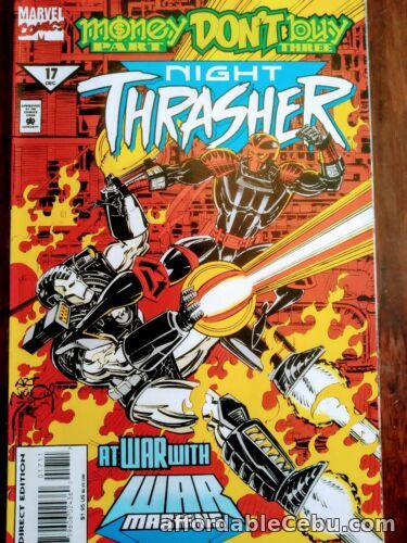 1st picture of Marvel comics. Night Thrasher/War machine. No. 17, Dec. 1994. SALE!!! For Sale in Cebu, Philippines