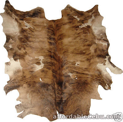 1st picture of GENUINE COW HIDE ( LEATHER SKIN ) RUG 6.5 ft x 5.5 ft For Sale in Cebu, Philippines