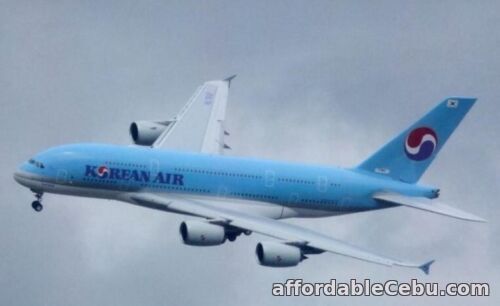1st picture of Korean Air Airbus A380 HL7612 @ Paris Le Bourget 2011 - postcard For Sale in Cebu, Philippines