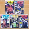 RARE 1992 WCW WRESTLING MARVEL COMICS LOT of 5 (ISSUE #1 - #4, #6)