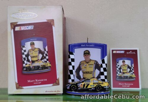 1st picture of NASCAR Hallmark 4 2005 Matt Kenseth Ford Fusion Christmas Ornament w/ BOX For Sale in Cebu, Philippines