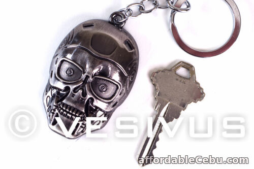 1st picture of KEYCHAIN - T-100 TERMINATOR Robot SKULL - SILVER Key Accessory Jewelry Geek Evil For Sale in Cebu, Philippines