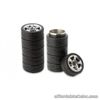 Stainless Steel Racing Tire Travel Coffee Cup Mug (Black)