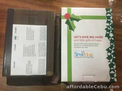 1st picture of 2012 Starbucks Spark Hope Planner OAK Complete boxed sealed NOS For Sale in Cebu, Philippines