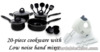 Keimav 20-piece Cookware with Nylon Utensil w/ Low Noise Hand Mixer