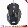 Gaming Mouse 7-Color Backlight 5500 DPI Adjustable USB Wired Optical Mice for PC