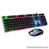 Keyboard and Mouse Gaming Wired Set RGB Backlight LED USB PS5 Xbox One PC Laptop