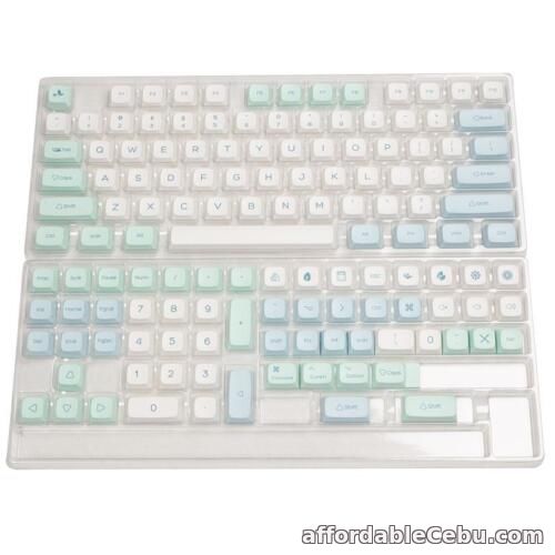 1st picture of 135-Key Ice Crystal Mint Keycaps XDA Dye Sub For MX Switch 61/64/68/75/84/87/98 For Sale in Cebu, Philippines